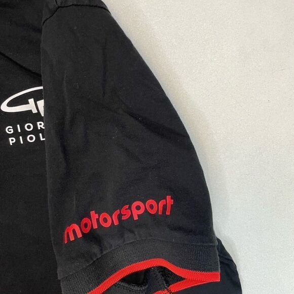Giorgio Piola Formula 1 Monza 2003 Polo Shirt Men Medium Black Short Sleeve - Picture 6 of 8